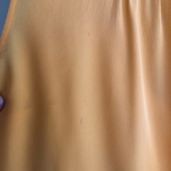 Trina Turk Orange Sleeveless Blouse - Picture 5 of 6